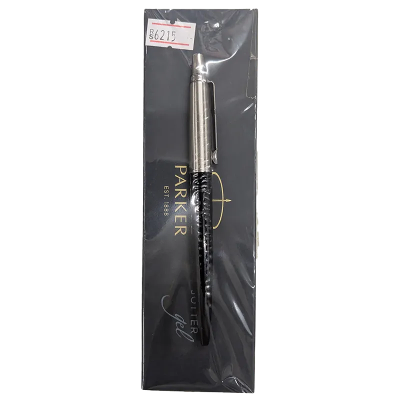 Parker Jotter Gel Pen Black with Stainless Steel Cap