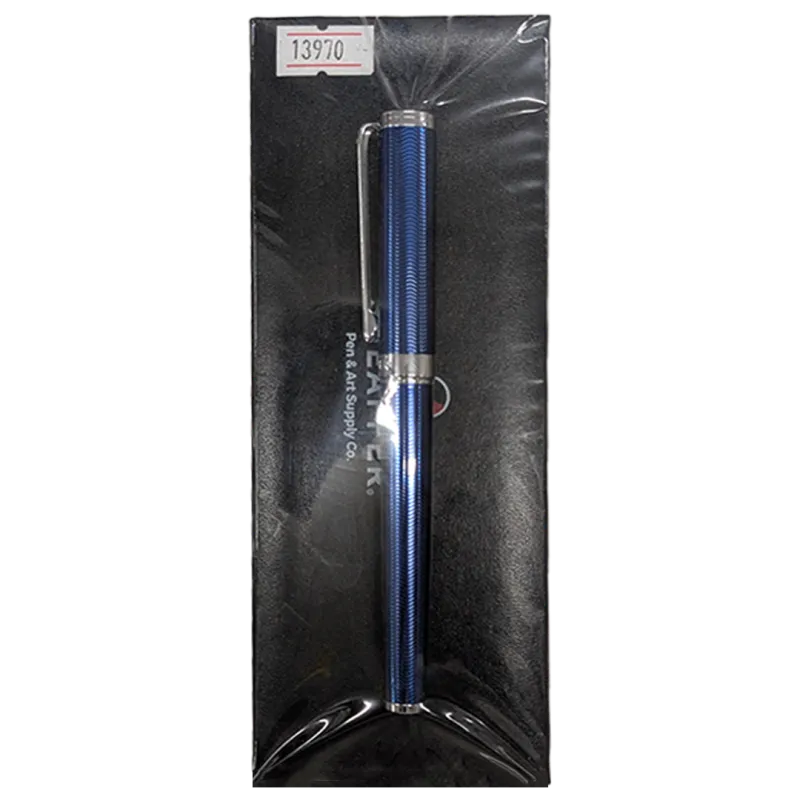 heaffer Sentinel Blue Textured Ballpoint Pen