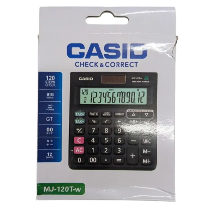 Casio MJ-120T-w Desktop Calculator