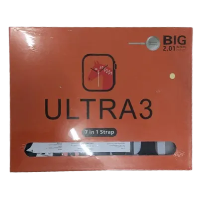 Ultra 3 Smart Watch with 7 Straps