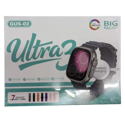 GUS-02 Ultra 2 Smart Watch (7 in 1 Strap)