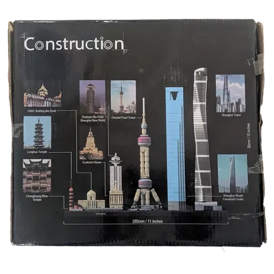 Shanghai Skyline Construction Building Set