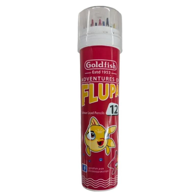 Goldfish Fluopa 12 Colour Lead Pencils