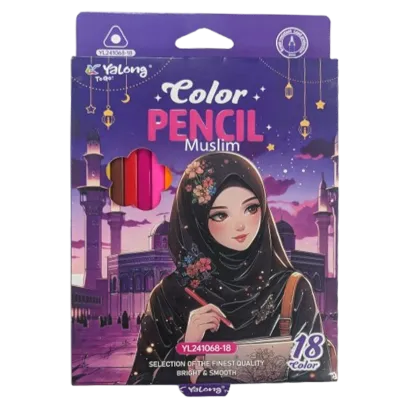 Yalong Muslim Edition 18-Color Premium Pencil Set