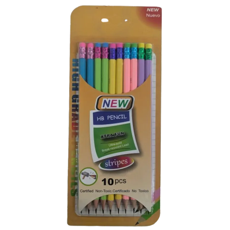 Xtra Fun 10Piece High Grade HB Pencil Set