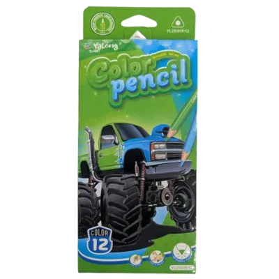 Yalong To Go! 12 Color Premium Colored Pencil Set