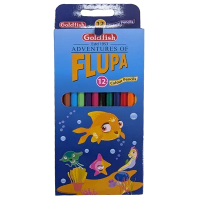 Goldfish Adventures Of Flupa 12-Piece Colour Pencil Set
