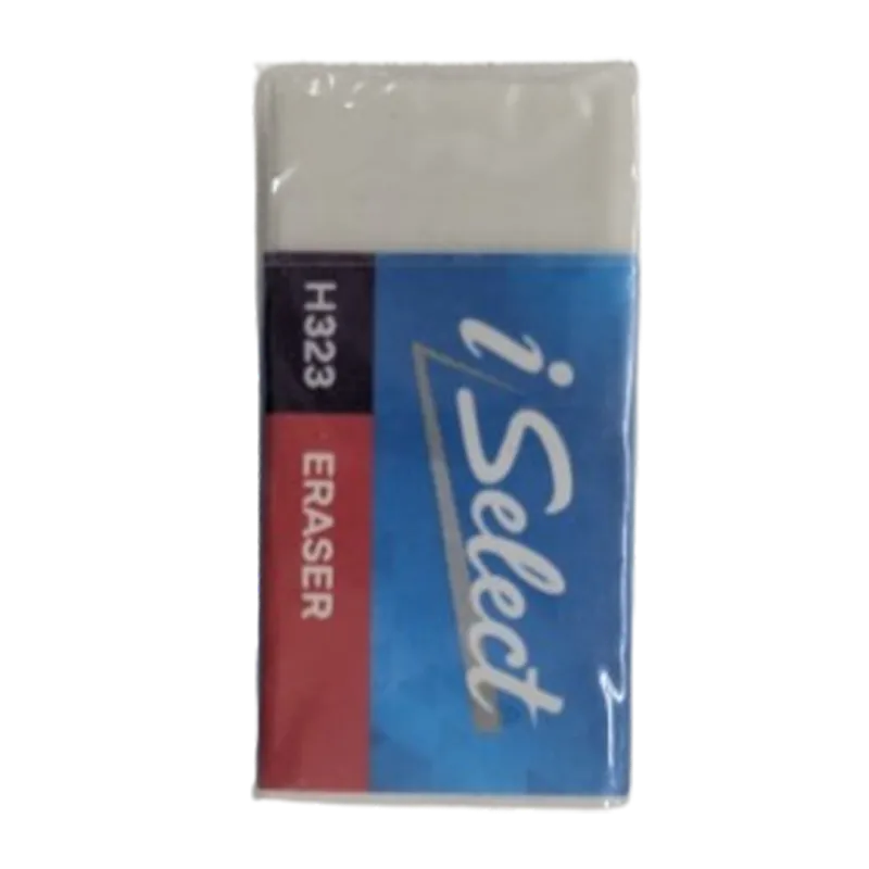 iSelect H323 High-Quality White Eraser for School and Office