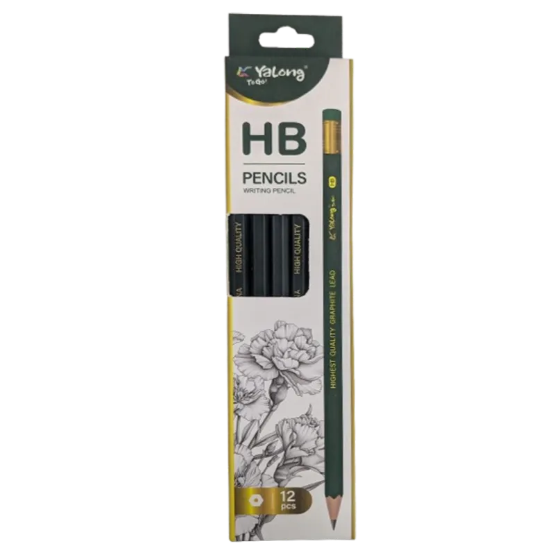 Yalong To Go! 12 Piece HB Graphite Writing Pencil Set