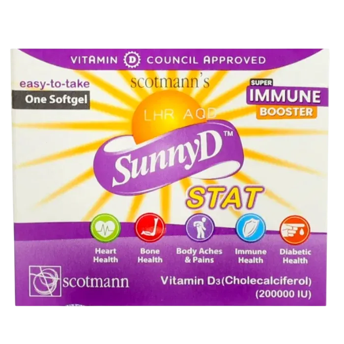 Sunny D Vit D3 IU 200000 one Softgel