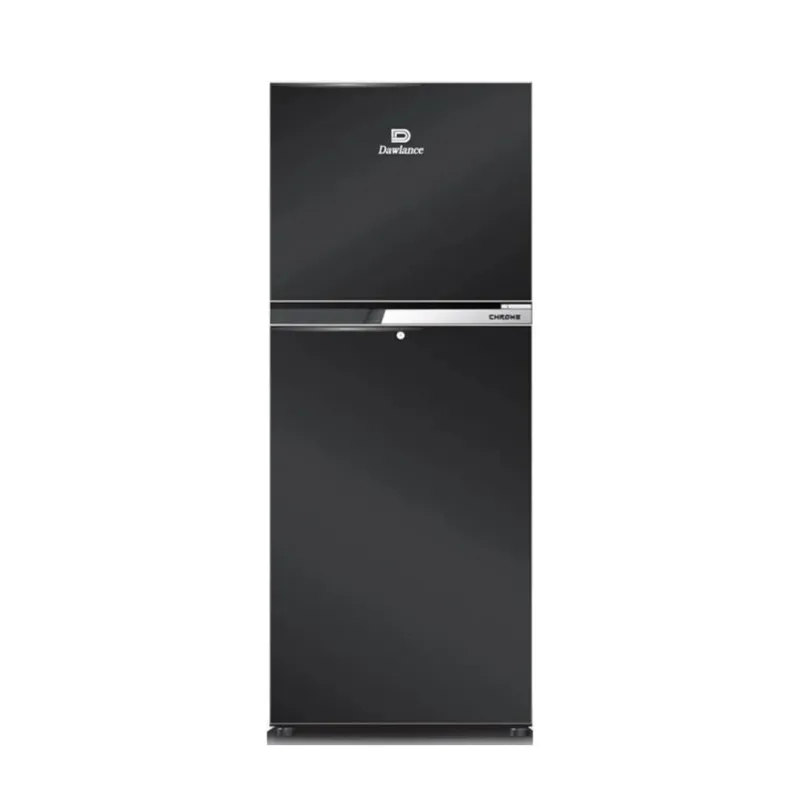 Dawlance Refrigerator 9160 LF Chrome Hairline Black