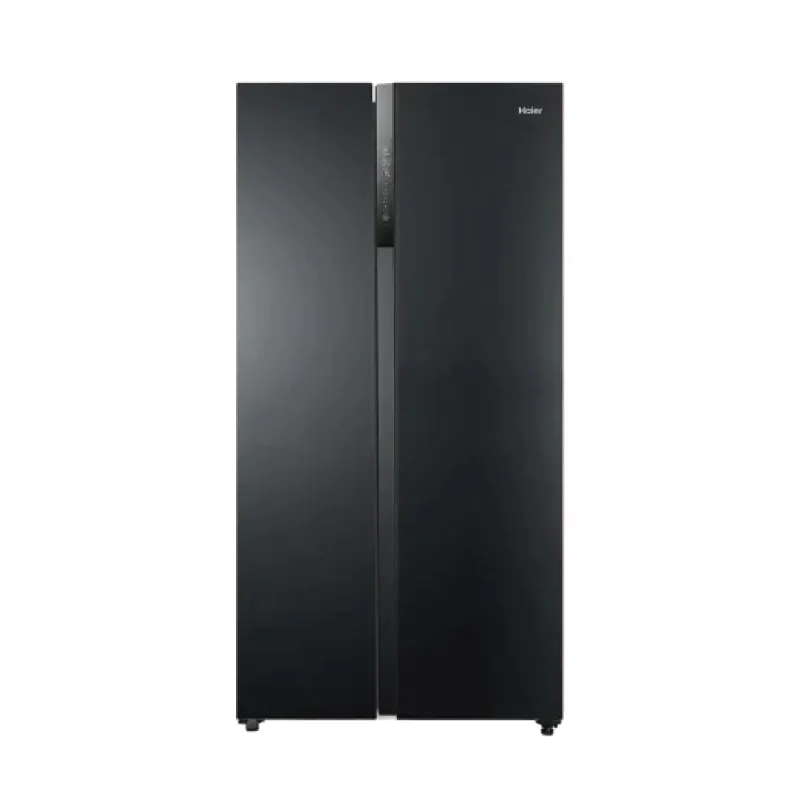 Haier SBS Refrigerator HRF-622IBG Black Glass