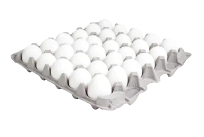 White Eggs Tray Large 30pcs