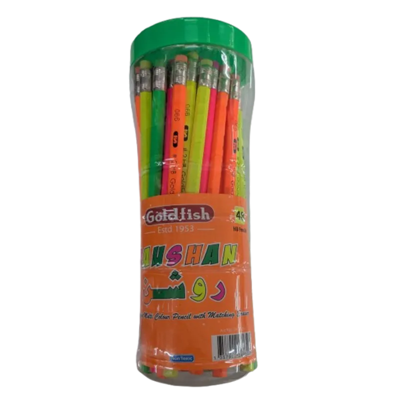 Goldfish Roshan Neon Pencils (48 Pack)