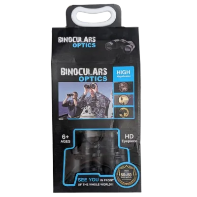 Binoculars Optics High Magnification Toy Set for Kids (Ages 6+)