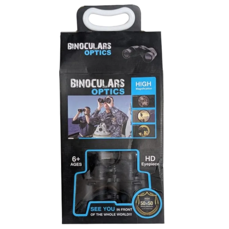 Binoculars Optics High Magnification Toy Set for Kids (Ages 6+)