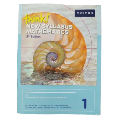 Think! New Syllabus Mathematics – Workbook 1 (8th Edition)