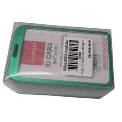 Metal ID Card Holder (Green)