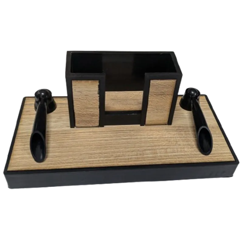 Wooden Executive Pen Stand & Desk Organizer