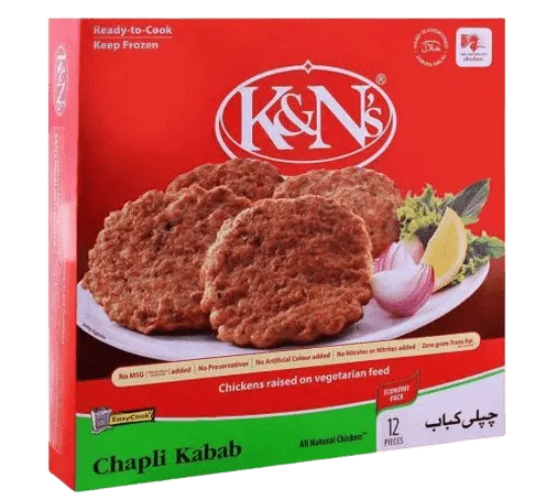 K&N's Chapli Kabab 12pcs