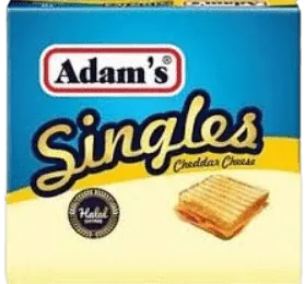 Adam's Cheddar Cheese Singles 200Gms