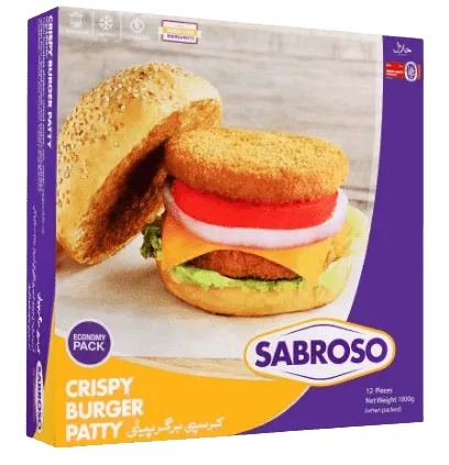 Sabroso Crispy Chicken Burger Patty 12 Pc's 1000Gms