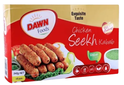 Dawn Chicken Seekh Kabab 18Pcs 540Gms