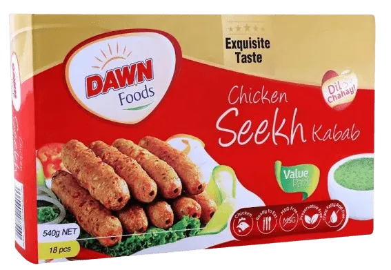 Dawn Chicken Seekh Kabab 18Pcs 540Gms