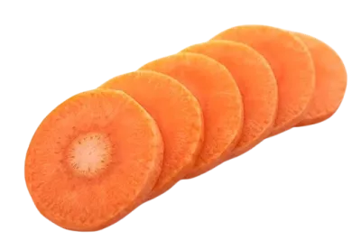 Sliced Chinese Carrot Round Cut 250g