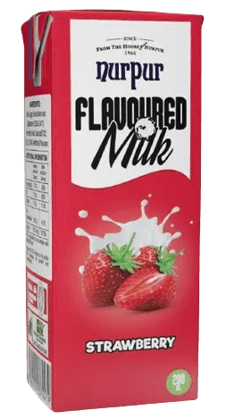 Nurpur Strawberry Flavoured Milk 180Ml
