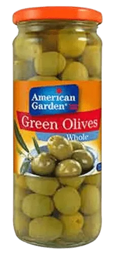American Garden Green Olive Whole 450G