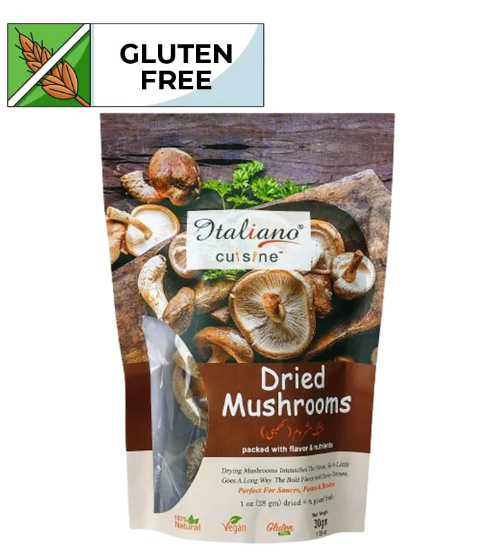 Italiano Dried Mushrooms Gluten Free 30g