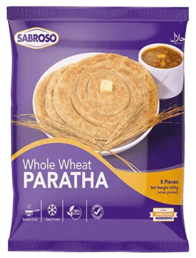 Sabroso Whole Wheat Paratha 5Pcs
