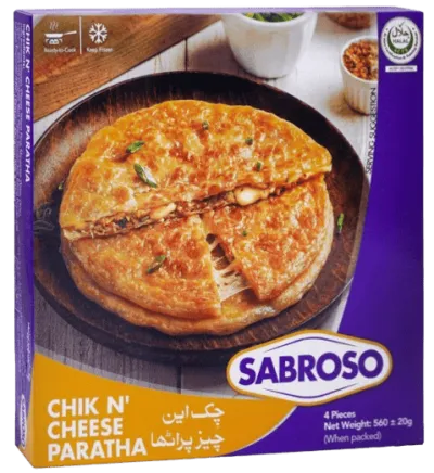 Sabroso Chick N Cheese Paratha 4Pcs