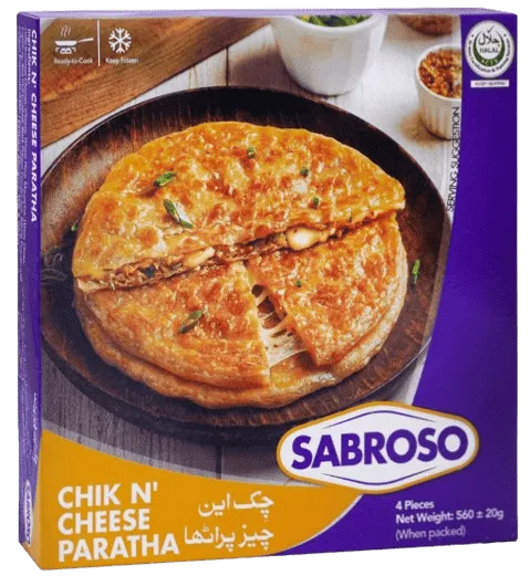 Sabroso Chick N Cheese Paratha 4Pcs