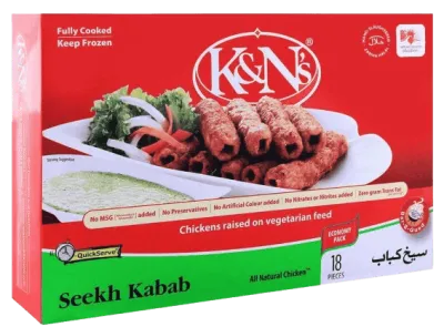 K&N'S Seekh Kabab 17-19 Pcs