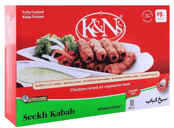 K&N'S Seekh Kabab 17-19 Pcs