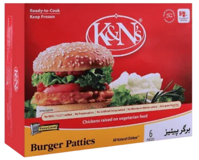 K&N'S Burger Patties 6Pcs